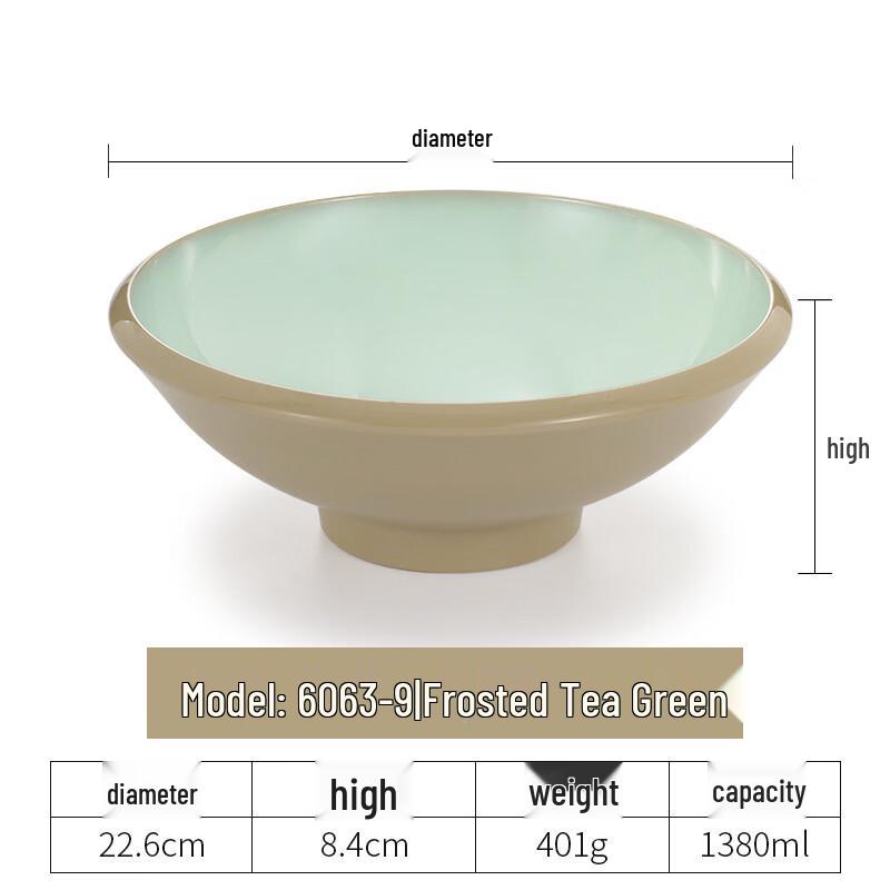 Handun Nordic Style Square Melamine Noodle Bowl