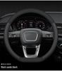 Genuine Leather Non-Slip Steering Wheel Cover for Jaguar XF, F-PACE, XEL, XFL, XJ, XE – All Seasons