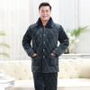 YUZHAOLIN Men's Winter Thickened Fleece Pajama Set