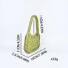 Handmade Woven Metallic Tote with Sequin Accents