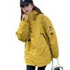 2025 Fall/Winter New Jacket Women's Windproof Outdoor Down Cotton Jacket Women's Casual Hooded Armband Cotton Jacket