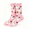 Halloween Socks for Men and Women with Pumpkin and Pattern, Mid Calf Length
