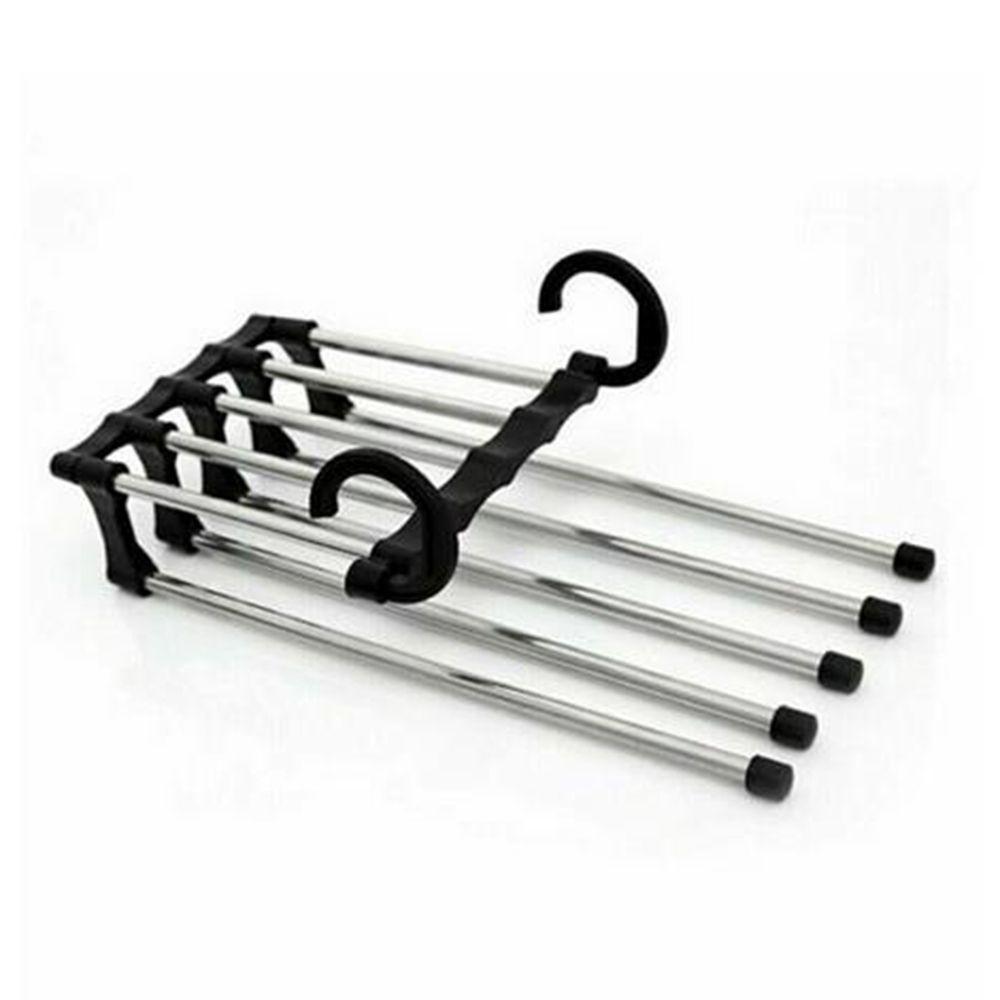 

Вешалка-полка 5 в 1 для шкафа, волшебная вешалка для одежды, органайзер для шкафа для хранения брюк и галстуков