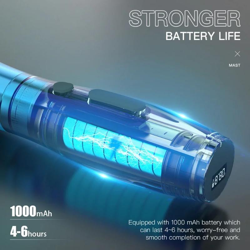 Wireless Rotary Tattoo Pen Machine - Rechargeable Dual Battery, Tattoo Equipment for Artists