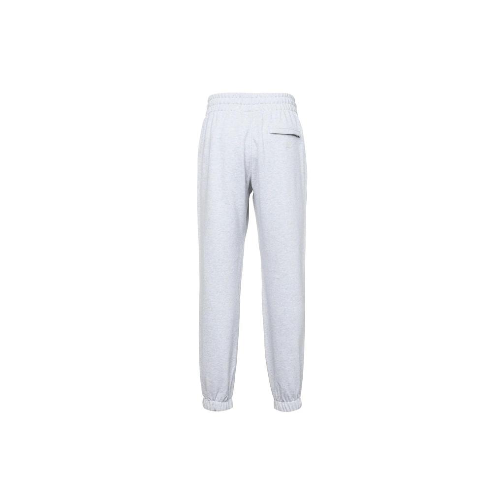 adidas Originals Knitted Sweatpants Unisex Light Gray Moderate Cuffed Pants (Unisex) Knitted Sweatpants HS4847