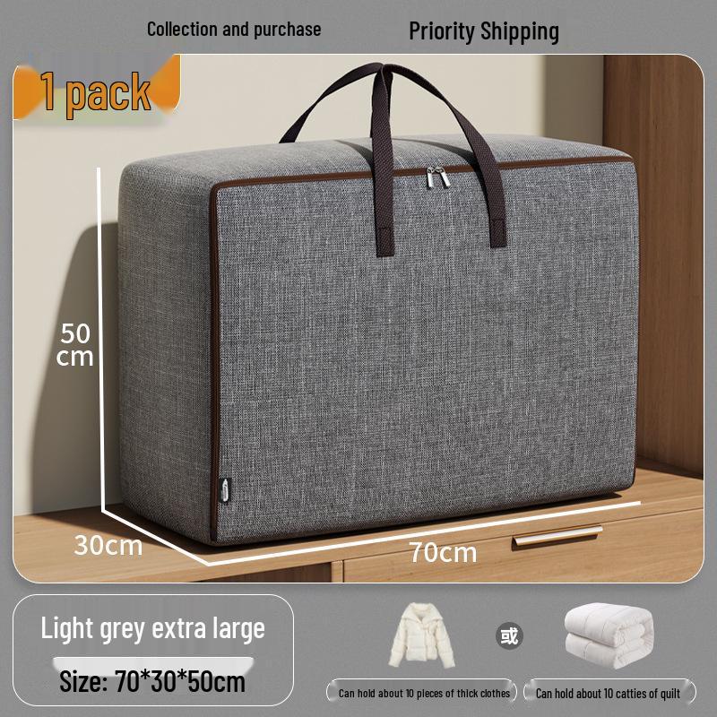 

Очень большой тканевый мешок для хранения одеял и одежды Large 60*40*25cm