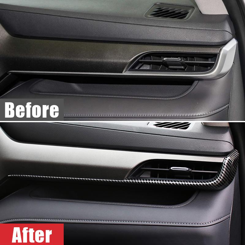 For Toyota Highlander XU70     2024 ABS Car Center Control Panel Dashboard Side Air Condition Outlet Cover Trim