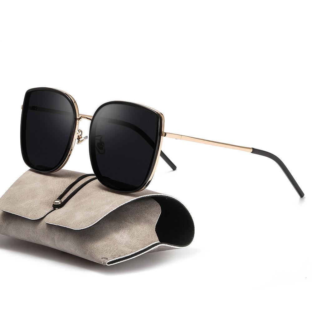Women's Retro Korean Style Slimming White Sunglasses & Men's Polarized Sunglasses