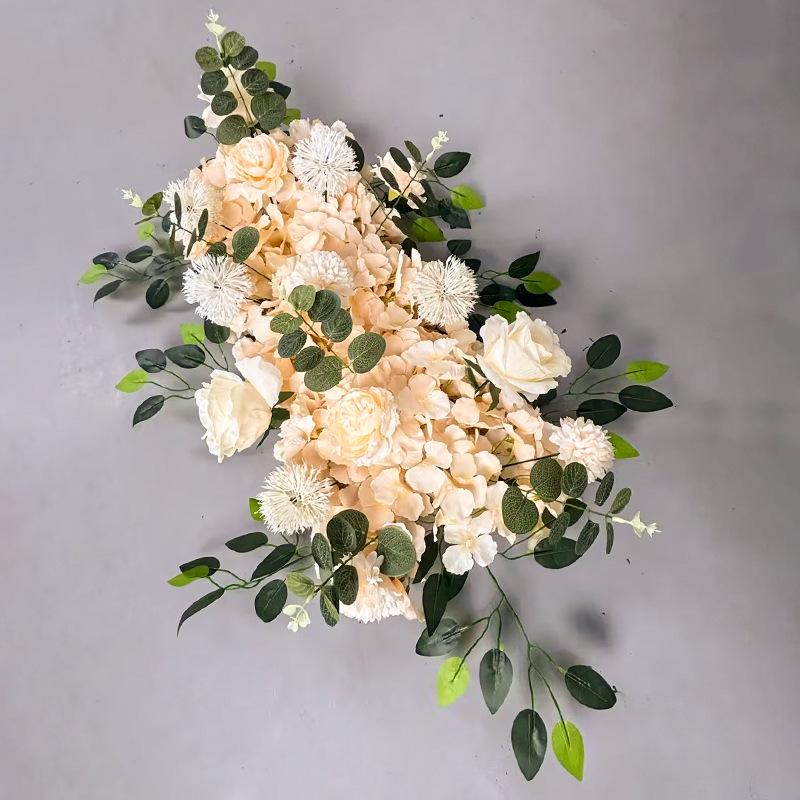 Cross-Border Wedding Artificial Flower Arch Decor for Aisle and Site Decoration