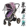 Stroller Rain Cover Waterproof Windproof Breathable Dust Snow Rain Protection Stroller Travel