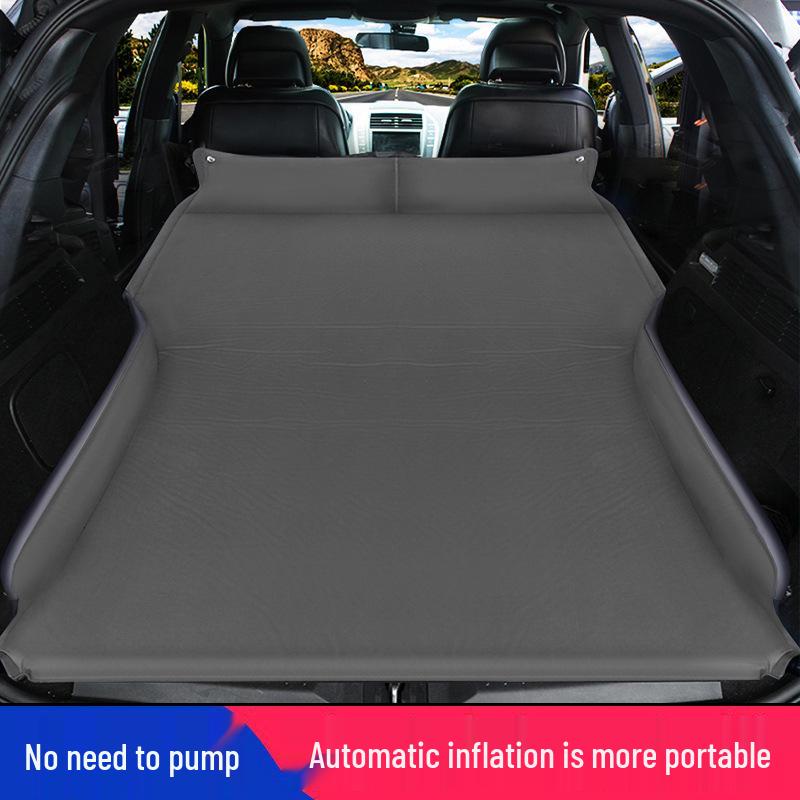Self-Inflating SUV Travel Bed: Extended Car Trunk Sleeping Pad for Road Trips