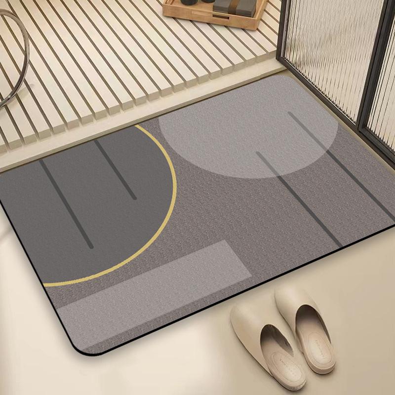 

Диатомовая земля Нескользящий коврик для пола в ванной - Впитывающий, Мягкий, Бытовой коврик для прихожей 40x60 cm