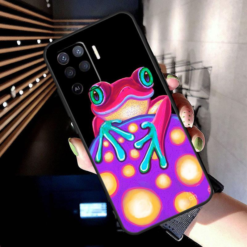 

Чехол Frong Froggy Art Groovy Hippie для Oppo A38 A18 A78 A98 A58 A60 A80 A40 A96 A76 A16 A94 A74 A54 A15 A17 A57 A77 A5 Pro For OPPO A15
