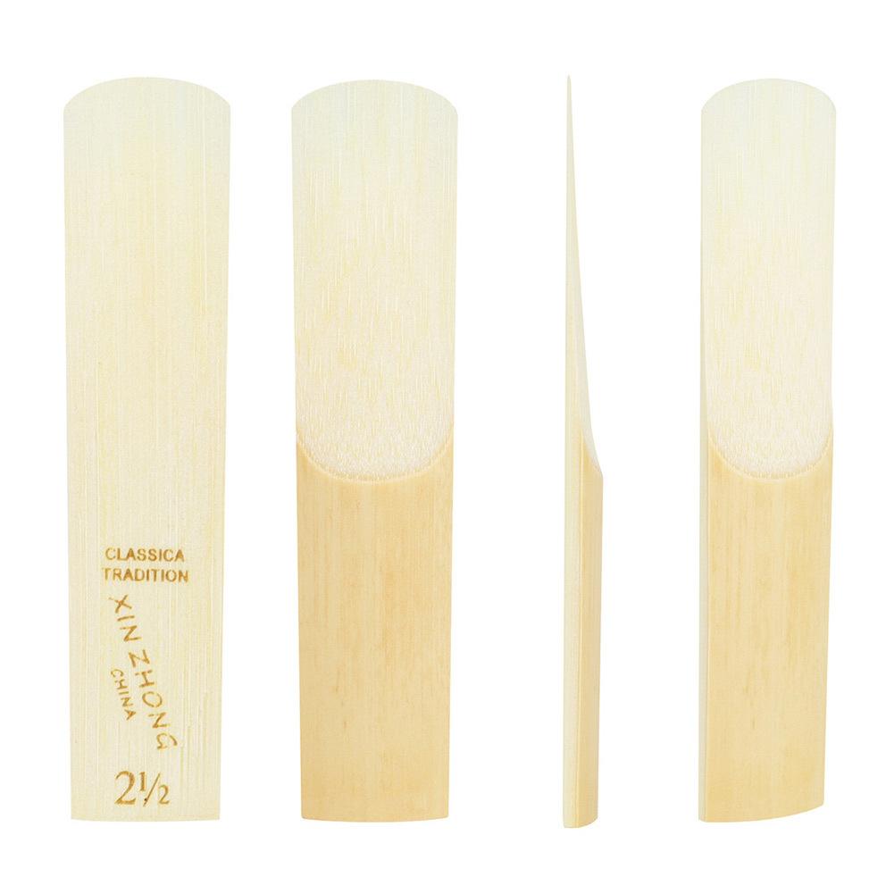 Pack of 10: Saxophone Reeds In E-flat 2.5 Clarinet Reeds Individual Reed Holder