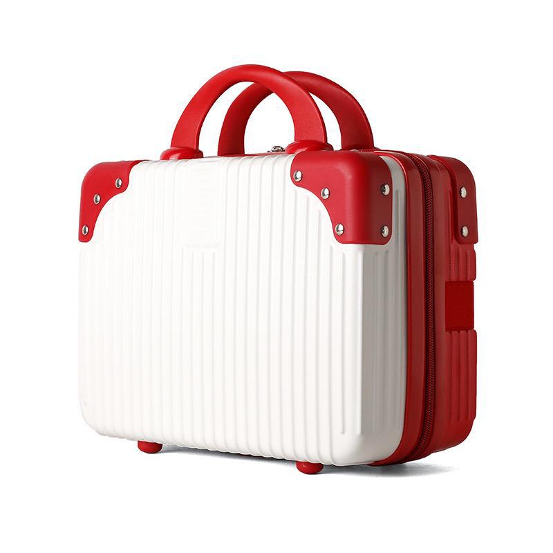 Ensemble de petits bagages de voyage pour femme: Mini 16 pouces, boîte à cosmétiques 14 pouces, sac de rangement 18 pouces