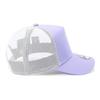 New Era 9FORTY Trucker Mesh Cap in Lavender with Rhinestone and Flag Exclusive to 9FORTY 940 Authentic New Era A Popular and Cute A Cool Junior Hat
