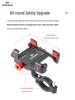 Aluminum Alloy Shockproof Bicycle & Motorcycle Phone Mount with Silicone Quick Release