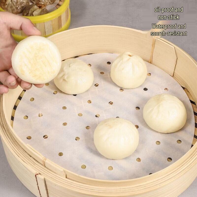 Non-stick Round Steamer Paper Liners