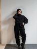 2025 Autumn/Winter Women's Fashion Loose Zipper Stand Collar Hoodie & Casual Two-Piece Set