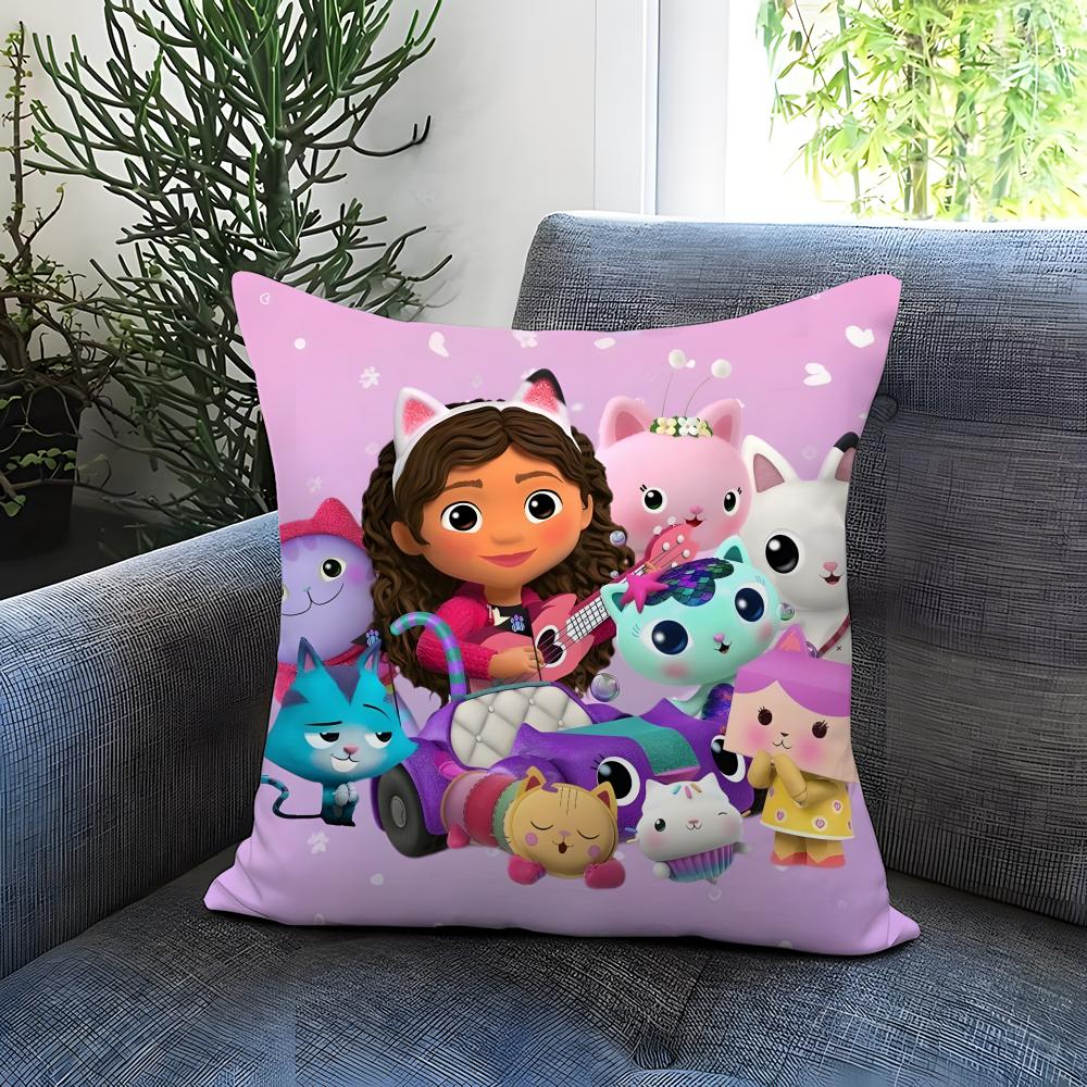 G-Gabbys D-Dollhouse Cushion Cover Comfortable Reversible Pillow Cover Ideal for Car Sofa Bedroom & Beyond