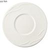 Solid Color Simple Wave Pattern Flat Plate Ceramic Steak Plate Dessert Plate Pasta Plates Molecular Cooking Specialty Tableware