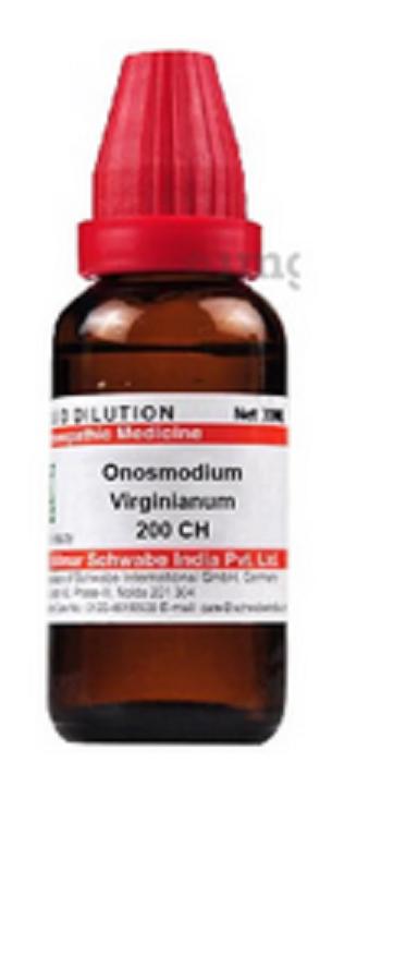 

@ Dr Willmar Onosmodium Virginianum 200 CH Homeopathic Medicine 30ML Zr-2712-60%Off