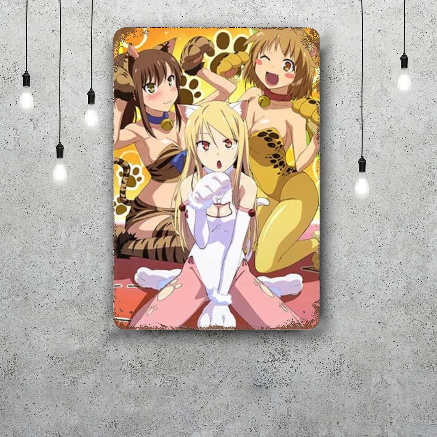 

Sakurasou no Pet na Kanojo cartoon Decor Poster Tin Sign Metal Sign Decorative Plaque for Pub Bar Man Cave Club Wall Decoration 20x30cm（7.8x11.8inch）