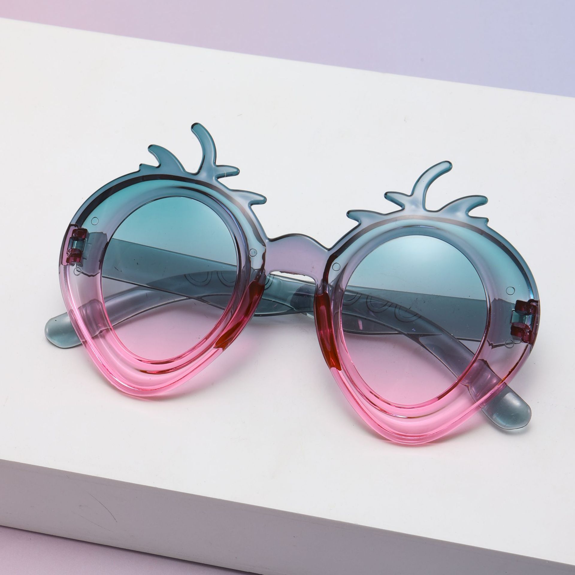 Children S Fun Cartoon Children S Sunglasses Bow Decoration Children S Glasses Uv-Proof Baby Sunglasses