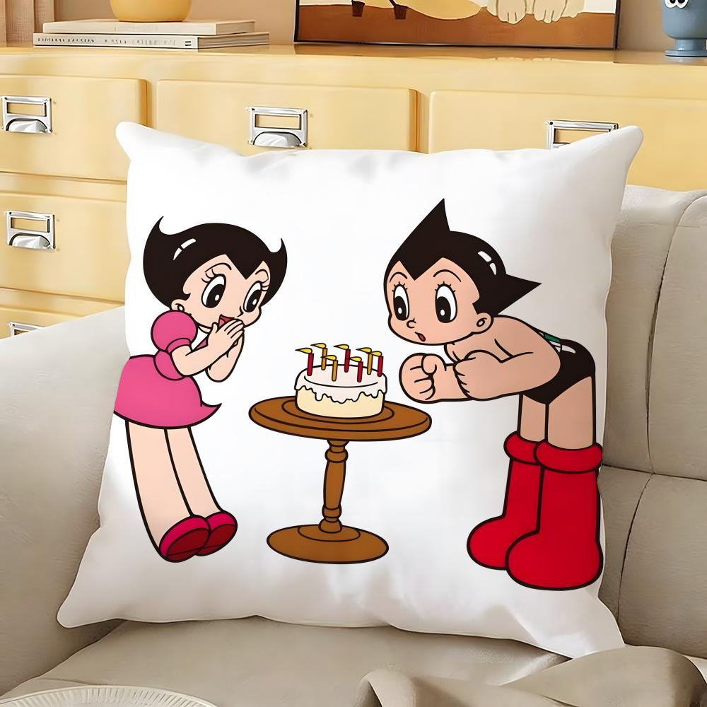 Anime AAstro BBoy Cushion Cover Soft Durable Reversible Pillow Cover Home Car MultiScene Daily Comfort Pillowcase