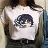 New Anime Cute Iguro Obanai Print T Shirts Women Men Casual Round Neck Tees Top Summer Cool Loose Short Sleeve