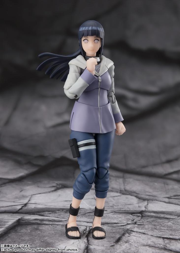TAMASHII NATIONS NARUTO Shippuden Hinata Hyuga White 135mm PVC ABS Painted Action Figure S.H.Figuarts -Noble Eyes- Approx. &