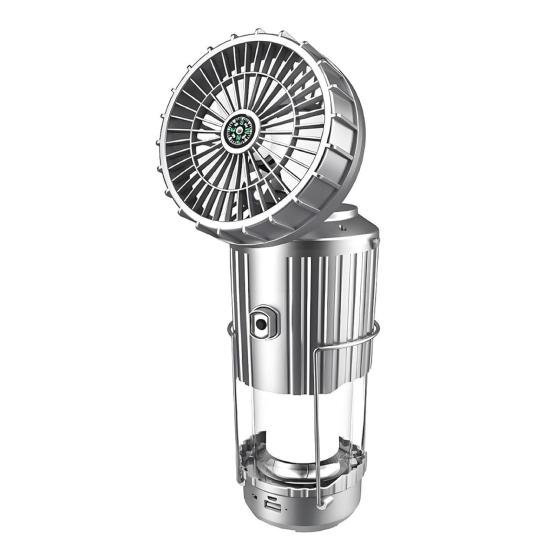 Solar Camping Light with Fan Super Bright High Lumens Compact