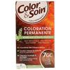 Coloration Permanente - Les 3 Chênes - Blond Doré Cuivré 7GC - Sans Ammoniaque - Tous Types De Cheveux - Crème