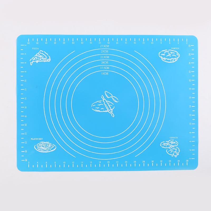 Silicone Kneading & Baking Mat - Heat-Resistant, Thick, Ideal for Dough, Noodles & Cutting
