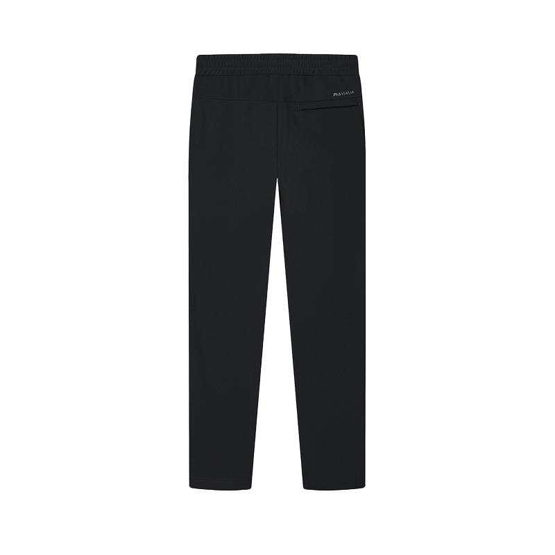 New FILA Knitted Sweatpants Men's Jet Black F11M443602FBK
