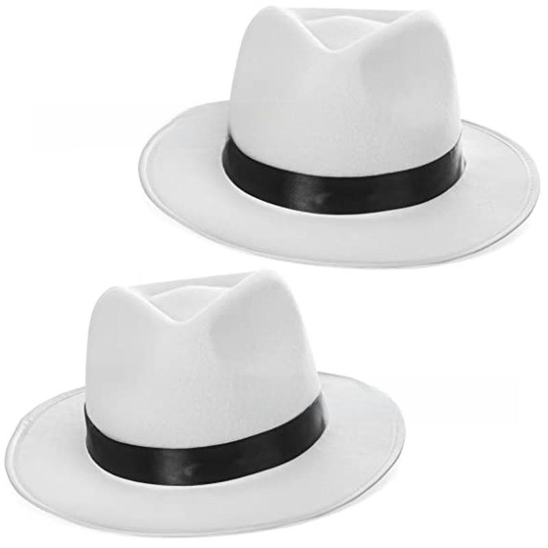 Classic Western Cowboy Hat With White Ribbon For Christmas Party Costumes And Gift Gifting