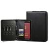 PU Leather A4 File Folder with Zipper A4 Document Folder Interview Resume Binder  Student Dormitory