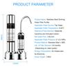 3-5L/min Drinking Water Filter Purifier Ultra-filtration System Desktop Stainless steel + ABS