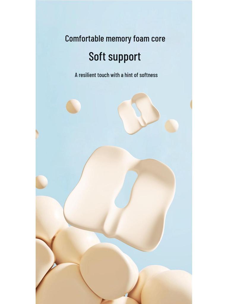 Pernă de Scaun din Spumă cu Memorie pentru Statul Lung pe Scaun – Suport Respirabil pentru Mașină, Birou, Sarcină și Studenți.