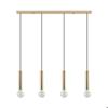 Suspension décorative 4xE27 23W IP20 – Métal doré