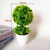 BonsaiPotted Plants Artificial Flower Potted Plants Chrysanthemums Grass Cherry Blossoms Snowballs Artificial Green Plant Ornaments