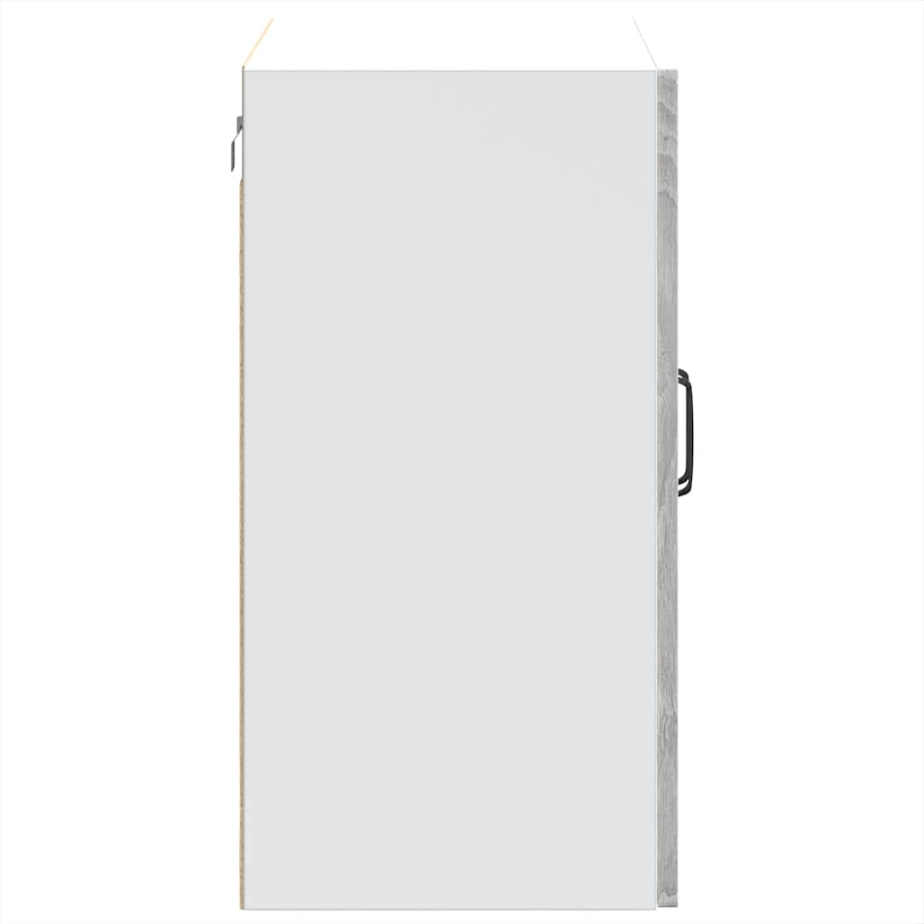Kitchen Wall Cabinet with Doors, Squid, Sonoma Oak Grey