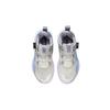 Li Ning Wade Rebirth Anti-Slip Shock Absorbing Durable Lightweight Rebound Mid-Top Kids Basketball Shoes Kids basketball shoes White Pink YKBR030-1
