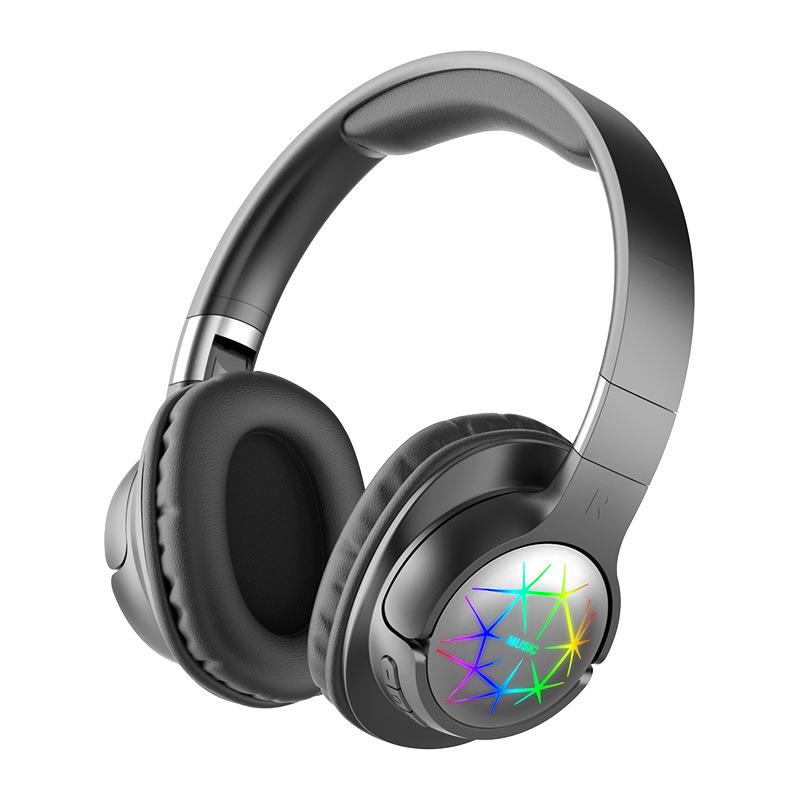 Stereo Wireless Sports Bluetooth Headset with LED Lights and Card Slot