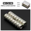 20x10-6mm Powerful with holes Neodymium Magnet N35 NdfeB Permanent Magnetic imanes Round Super Strong Fridge Magnets DIY