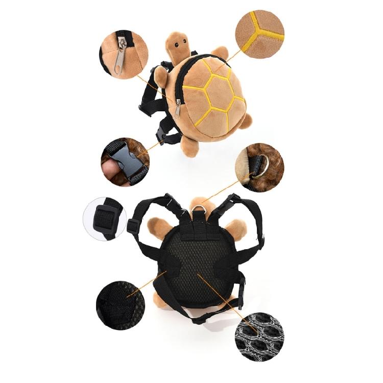 Schildkrötenform Haustier Rucksacktasche für Outdoor-Training Kleiner Welpen Weste Geschirr Tasche