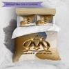 Olympique Lyonnais FC Printed 3PCS Bedding Set Breathable Duvet Cover with Pillowcases Decorative Bed Linen for Bedroom Home