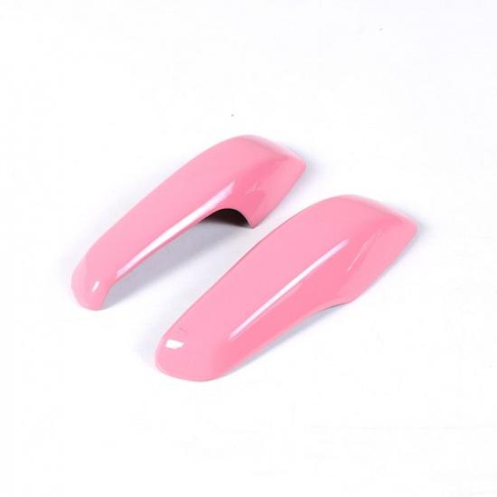 Pink Interior Door Handle Strip Trim Cover For Benz Smart Fortwo 451 2010-15