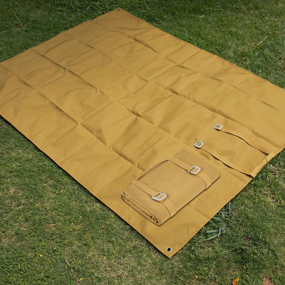Portable Waterproof Camping Mat: Thick, Foldable, Wear-resistant Oxford Cloth for Outdoor Use