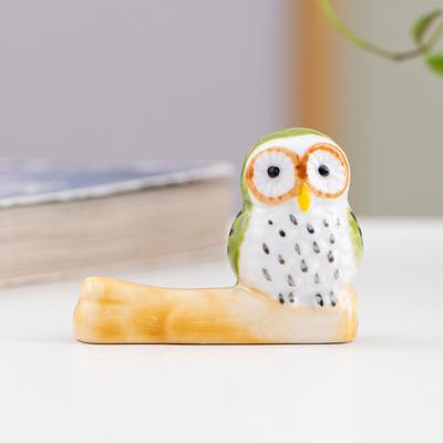 Cute Owl Chopstick Rest Ceramic Chopstick Holder In Two Colors Home Decor Item